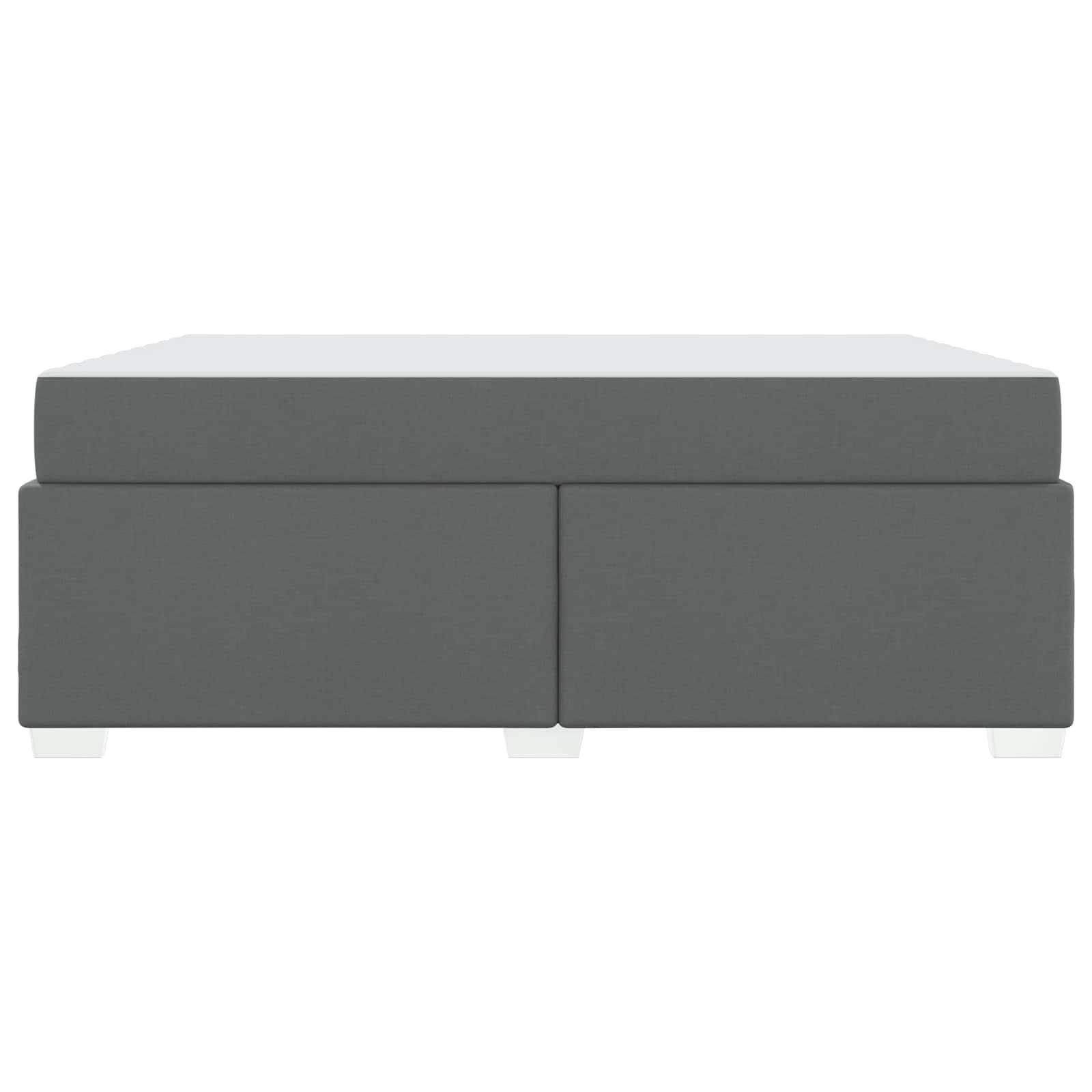 Struttura del letto Grigio scuro 180 x 200 cm Tessuto | homemem39
