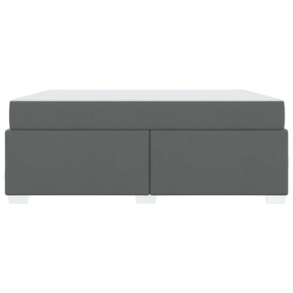 Struttura del letto Grigio scuro 180 x 200 cm Tessuto