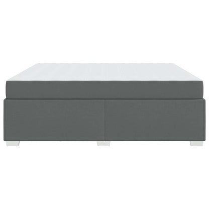 Struttura del letto Grigio scuro 180 x 200 cm Tessuto