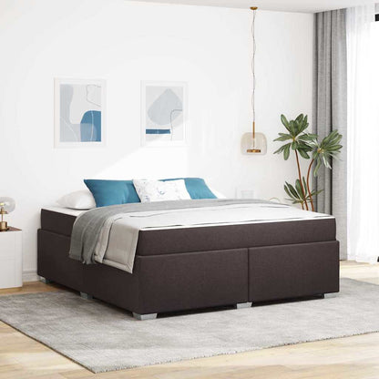 Struttura del letto Marrone Scuro 180 x 200 cm Tessuto | homemem39