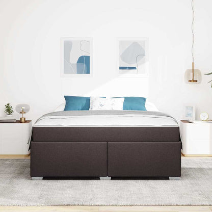 Struttura del letto Marrone Scuro 180 x 200 cm Tessuto | homemem39