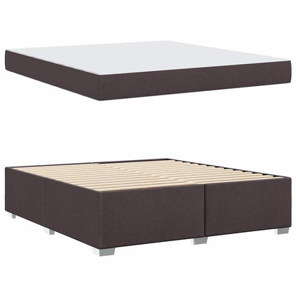Struttura del letto Marrone Scuro 180 x 200 cm Tessuto | homemem39