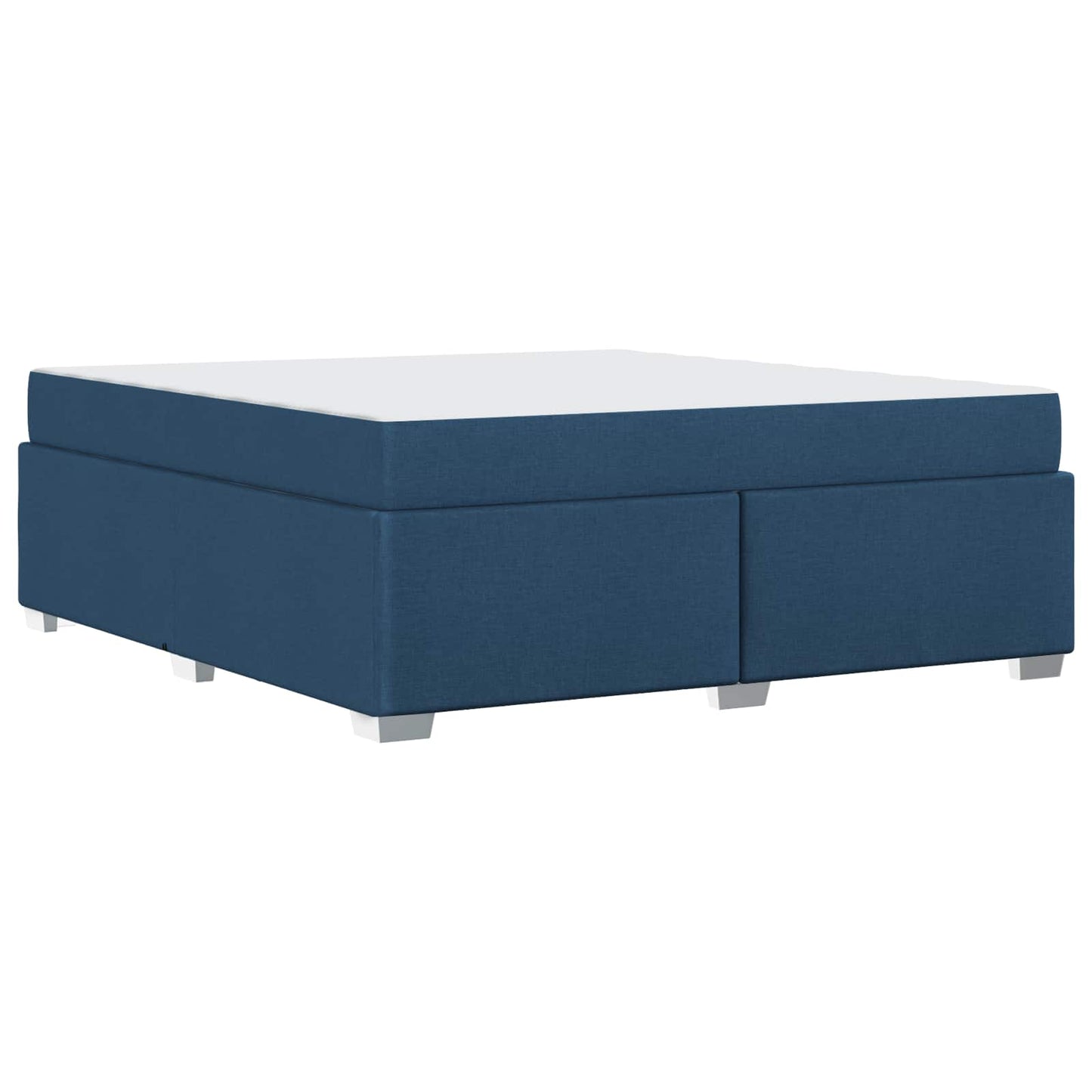 Struttura del letto con materasso Blu 180 x 200 cm Tessuto | homemem39