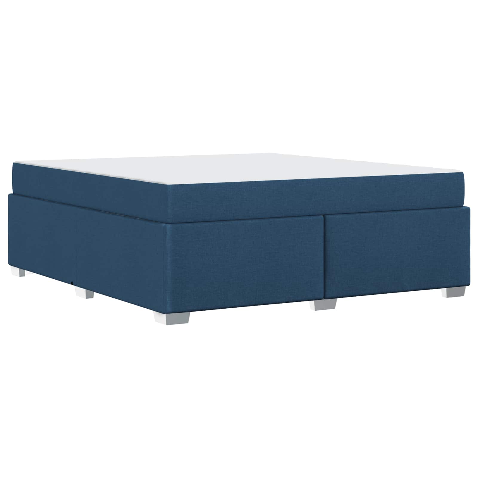 Struttura del letto con materasso Blu 180 x 200 cm Tessuto | homemem39