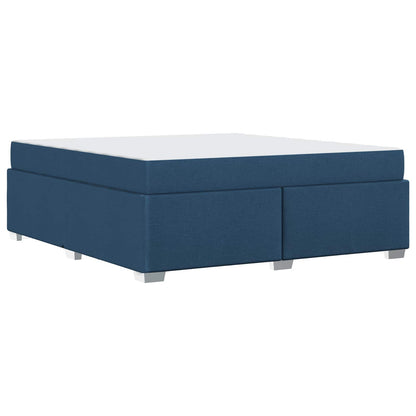 Struttura del letto con materasso Blu 180 x 200 cm Tessuto | homemem39