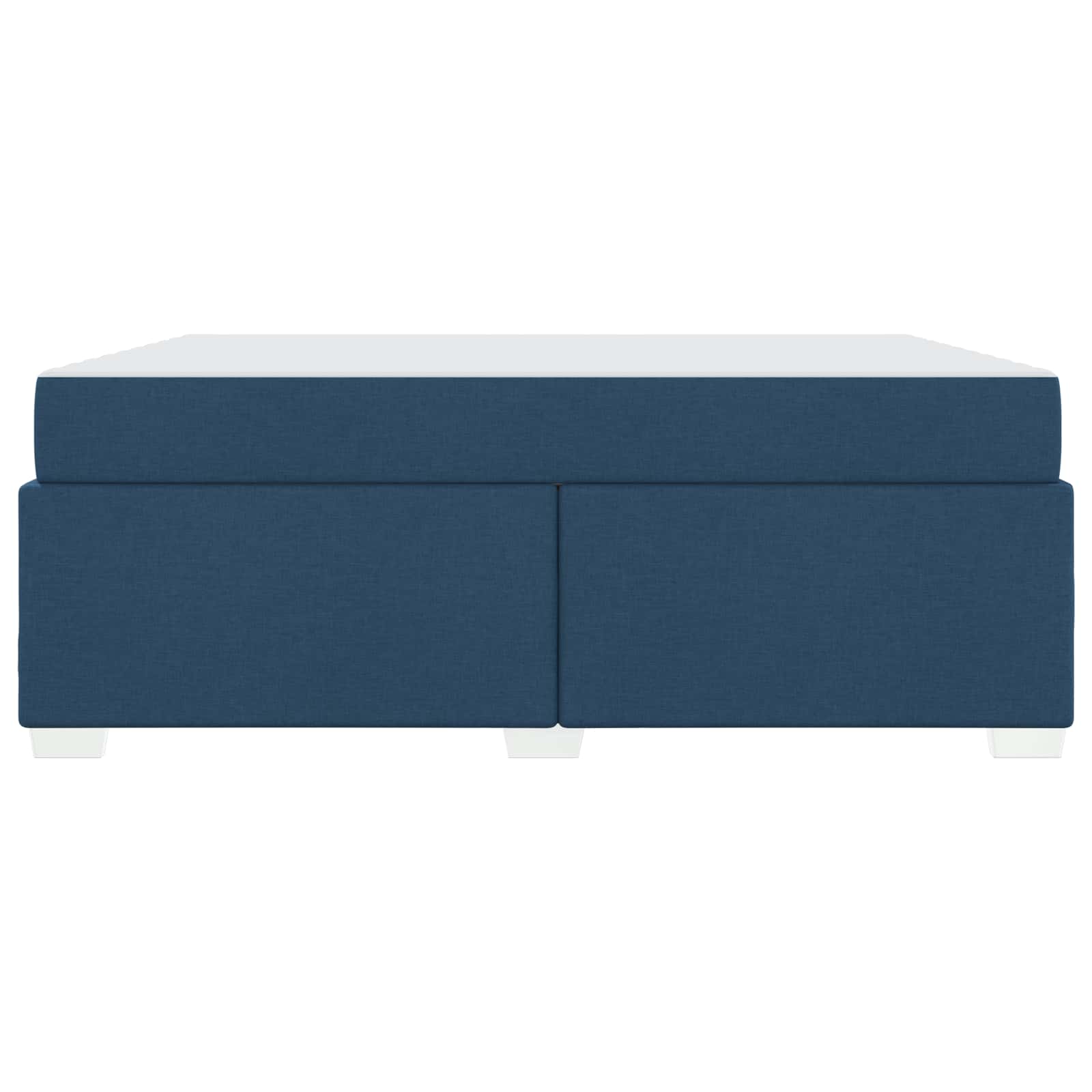 Struttura del letto con materasso Blu 180 x 200 cm Tessuto | homemem39