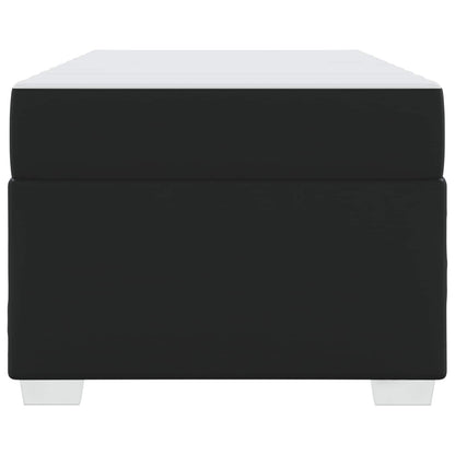 Struttura del letto con materasso Nero 100 x 200 cm Tessuto