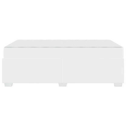 Struttura del letto con materasso Bianco 120 x 190 cm Tessuto