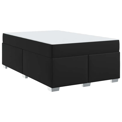 Struttura del letto con materasso Nero 120 x 200 cm Tessuto | homemem39