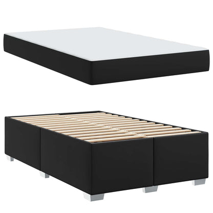 Struttura del letto con materasso Nero 120 x 200 cm Tessuto | homemem39