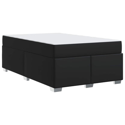 Struttura del letto con materasso Nero 120 x 200 cm Tessuto | homemem39