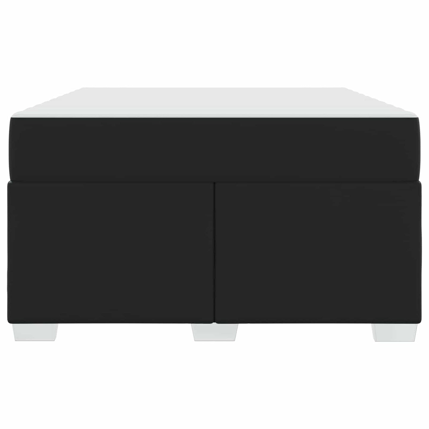 Struttura del letto con materasso Nero 120 x 200 cm Tessuto | homemem39