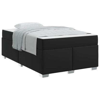 Struttura del letto con materasso Nero 120 x 200 cm Tessuto | homemem39