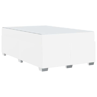 Struttura del letto con materasso Bianco 120 x 200 cm Tessuto