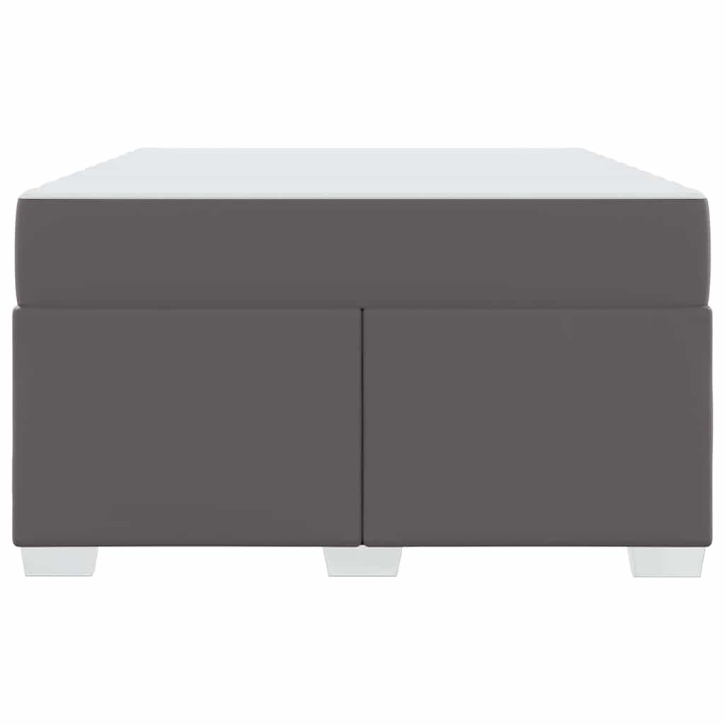 Struttura del letto con materasso Grigio 120 x 200 cm Tessuto