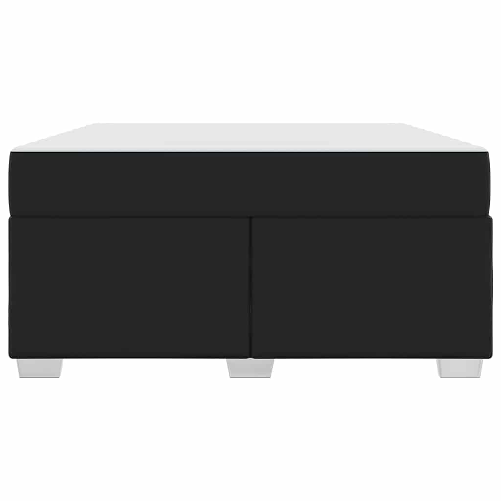 Struttura del letto con materasso Nero 140 x 200 cm Tessuto