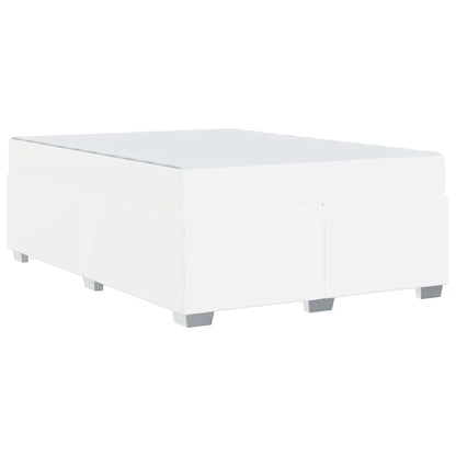 Struttura del letto con materasso Bianco 160 x 200 cm Tessuto