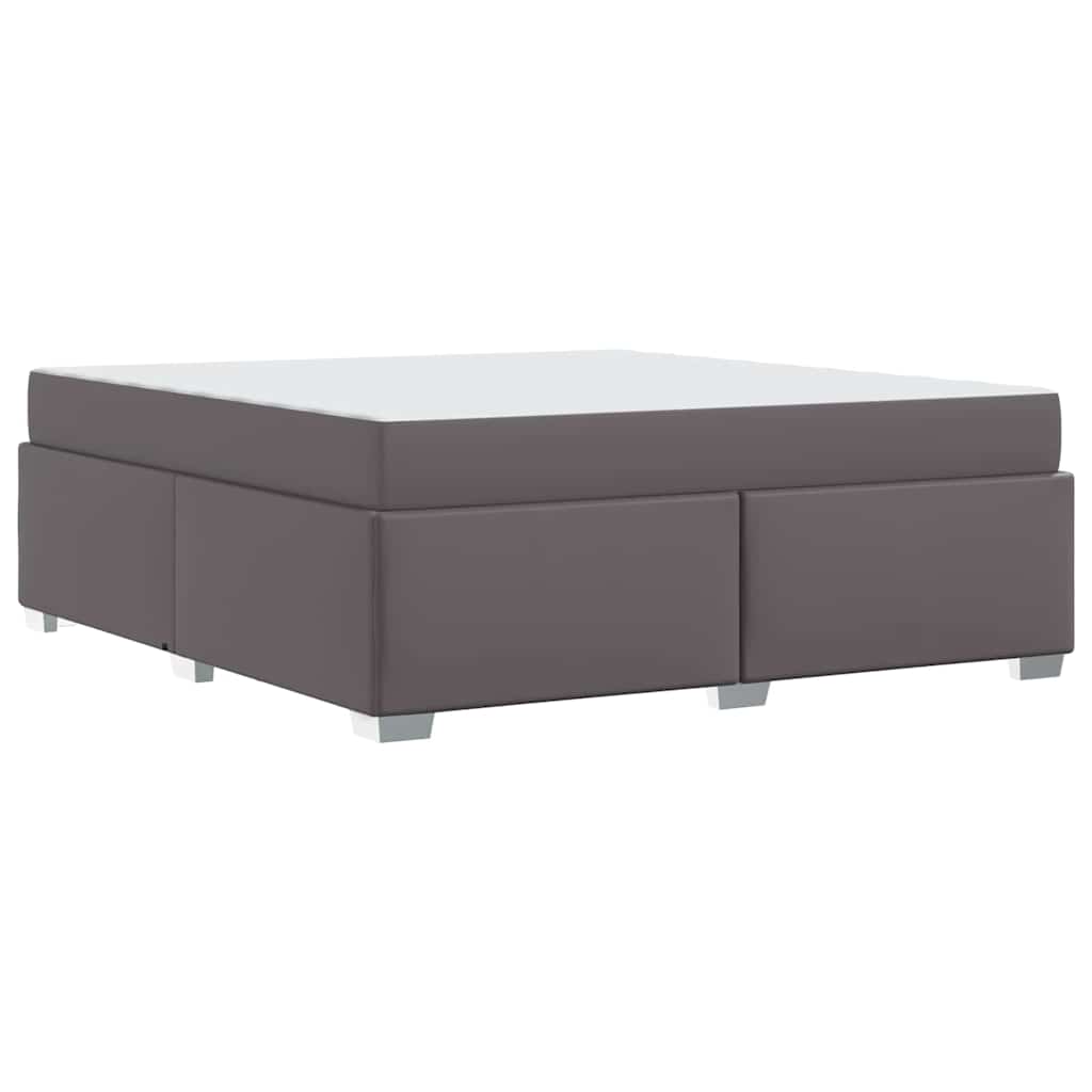 Struttura del letto con materasso Grigio 180 x 200 cm Tessuto