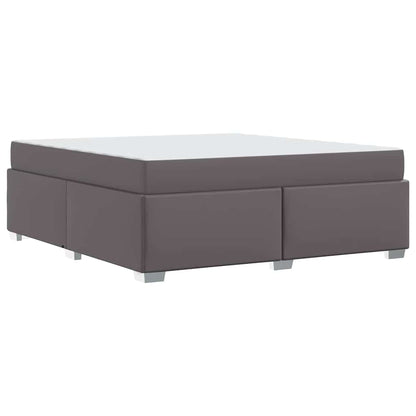 Struttura del letto con materasso Grigio 180 x 200 cm Tessuto