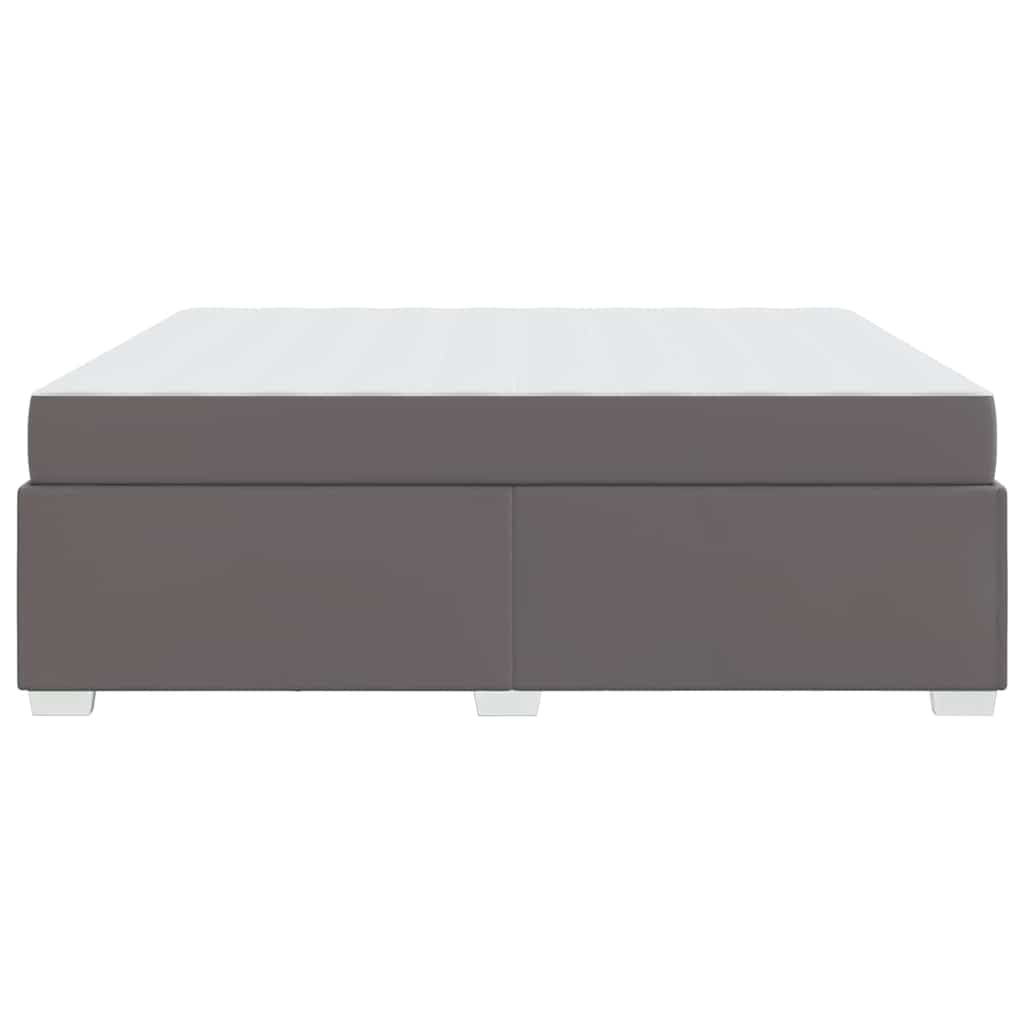 Struttura del letto con materasso Grigio 180 x 200 cm Tessuto