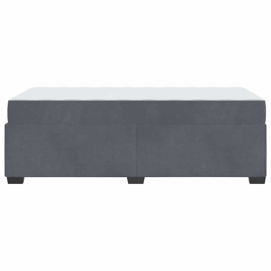 Struttura del letto Grigio scuro 80 x 200 cm Tessuto | homemem39