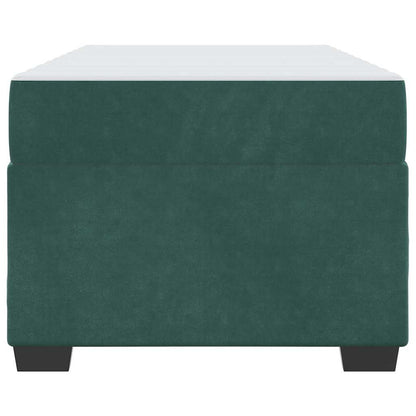 Struttura del letto Verde Scuro 80 x 200 cm Tessuto