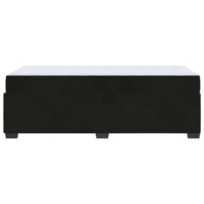 Struttura del letto con materasso Nero 90 x 190 cm Tessuto