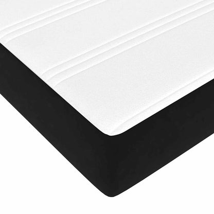 Struttura del letto con materasso Nero 90 x 200 cm Tessuto | homemem39