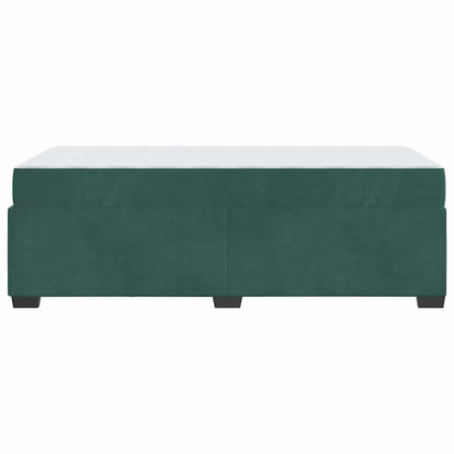 Struttura del letto Verde Scuro 100 x 200 cm Tessuto | homemem39