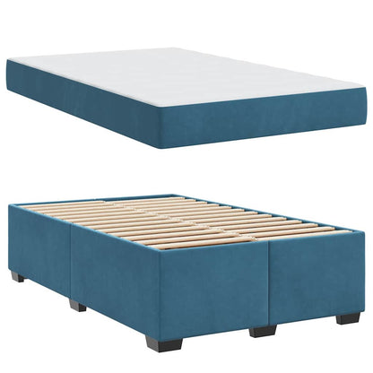 Struttura del letto Blu Scuro 120 x 200 cm Tessuto | homemem39