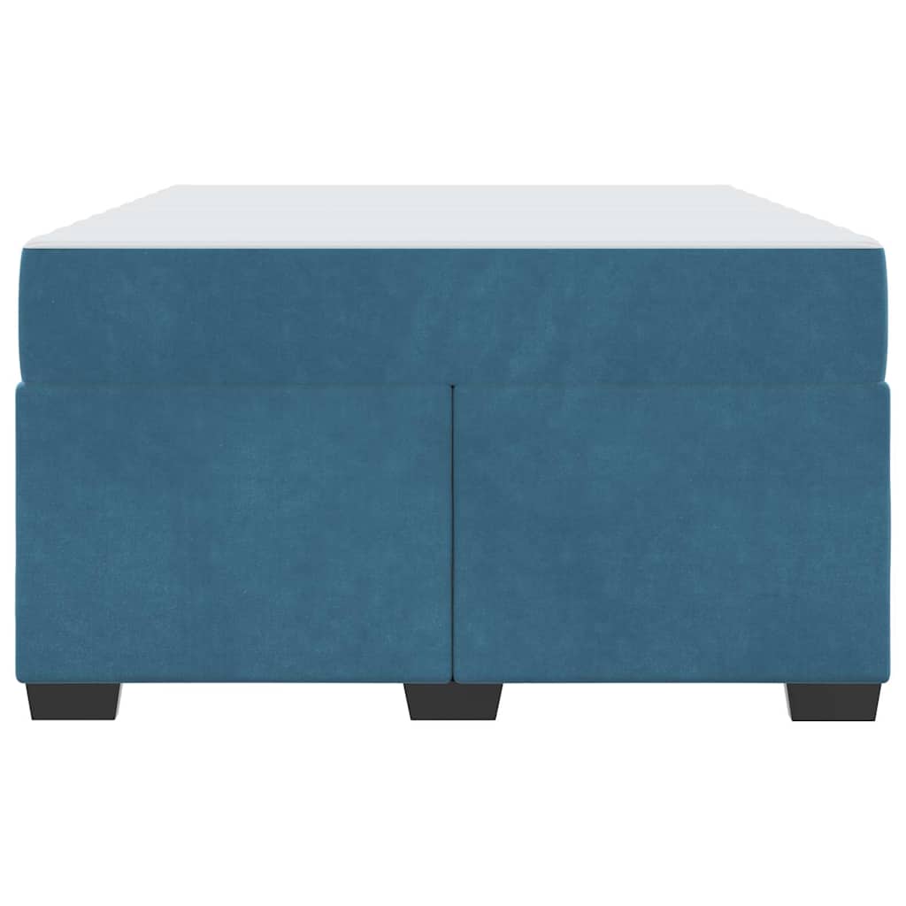 Struttura del letto Blu Scuro 120 x 200 cm Tessuto | homemem39