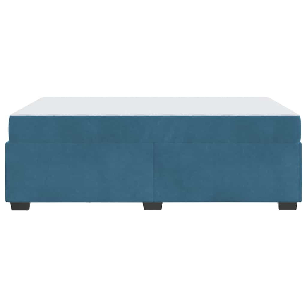 Struttura del letto Blu Scuro 120 x 200 cm Tessuto | homemem39