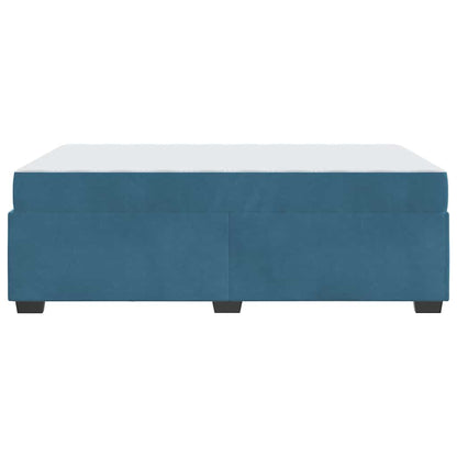 Struttura del letto Blu Scuro 120 x 200 cm Tessuto | homemem39
