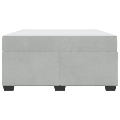 Struttura del letto Grigio chiaro 140 x 200 cm Tessuto