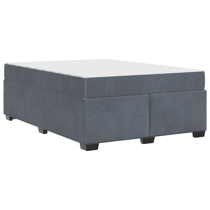 Struttura del letto Grigio scuro 140 x 200 cm Tessuto | homemem39