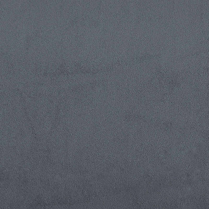 Struttura del letto Grigio scuro 140 x 200 cm Tessuto