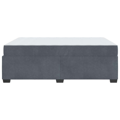 Struttura del letto Grigio scuro 140 x 200 cm Tessuto | homemem39
