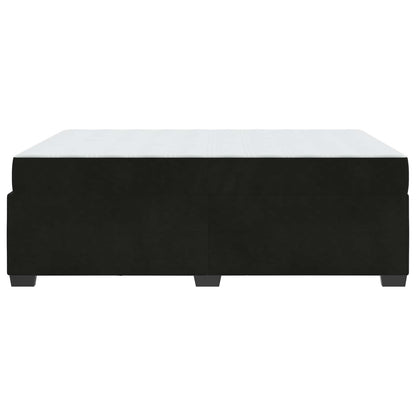 Struttura del letto con materasso Nero 140 x 200 cm Tessuto | homemem39