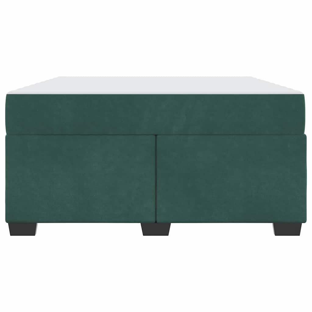 Struttura del letto Verde Scuro 140 x 200 cm Tessuto | homemem39
