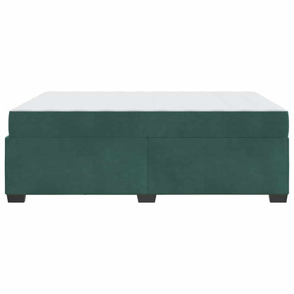 Struttura del letto Verde Scuro 140 x 200 cm Tessuto | homemem39