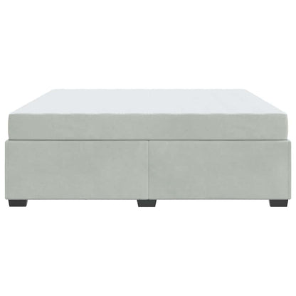 Struttura letto con materasso Grigio chiaro 180 x 200 cm