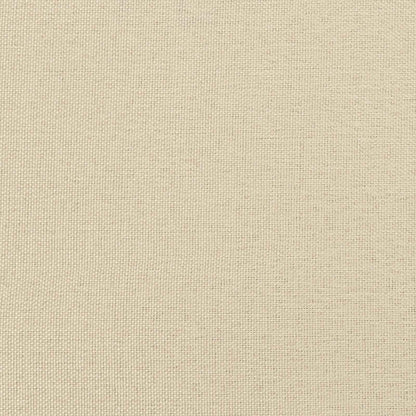 Struttura del letto con materasso Crema 80 x 200 cm Tessuto