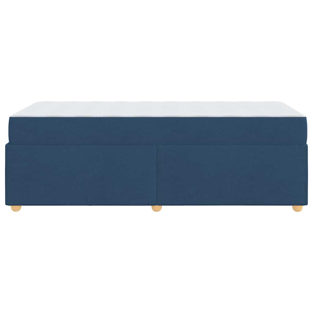 Struttura del letto con materasso Blu 80 x 200 cm Tessuto | homemem39