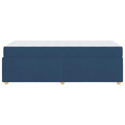 Struttura del letto con materasso Blu 80 x 200 cm Tessuto | homemem39