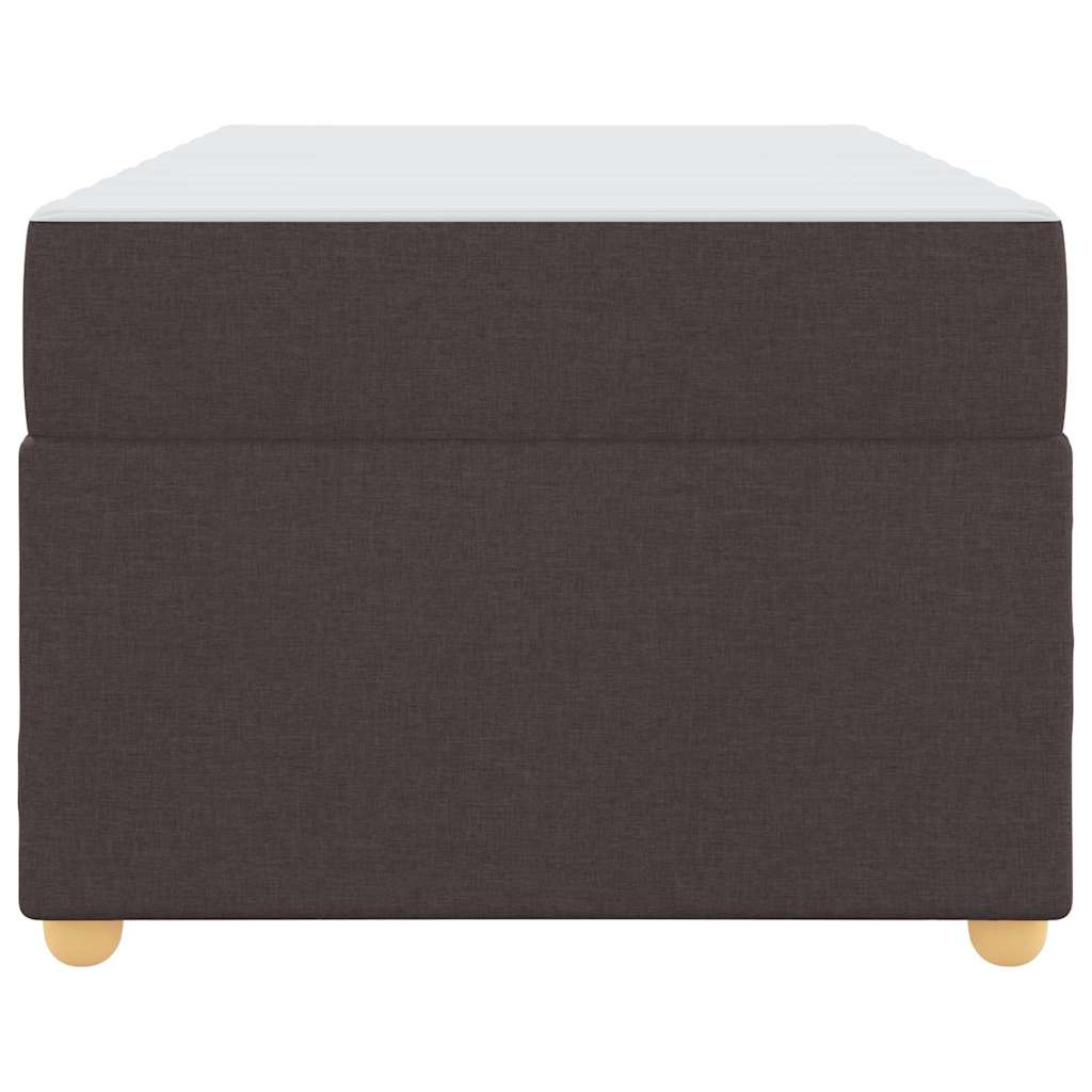 Struttura del letto Marrone Scuro 90 x 190 cm Tessuto | homemem39