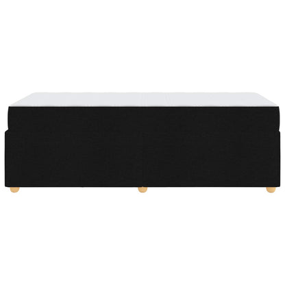 Struttura del letto con materasso Nero 100 x 200 cm Tessuto | homemem39