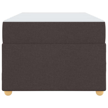 Struttura del letto Marrone Scuro 100 x 200 cm Tessuto