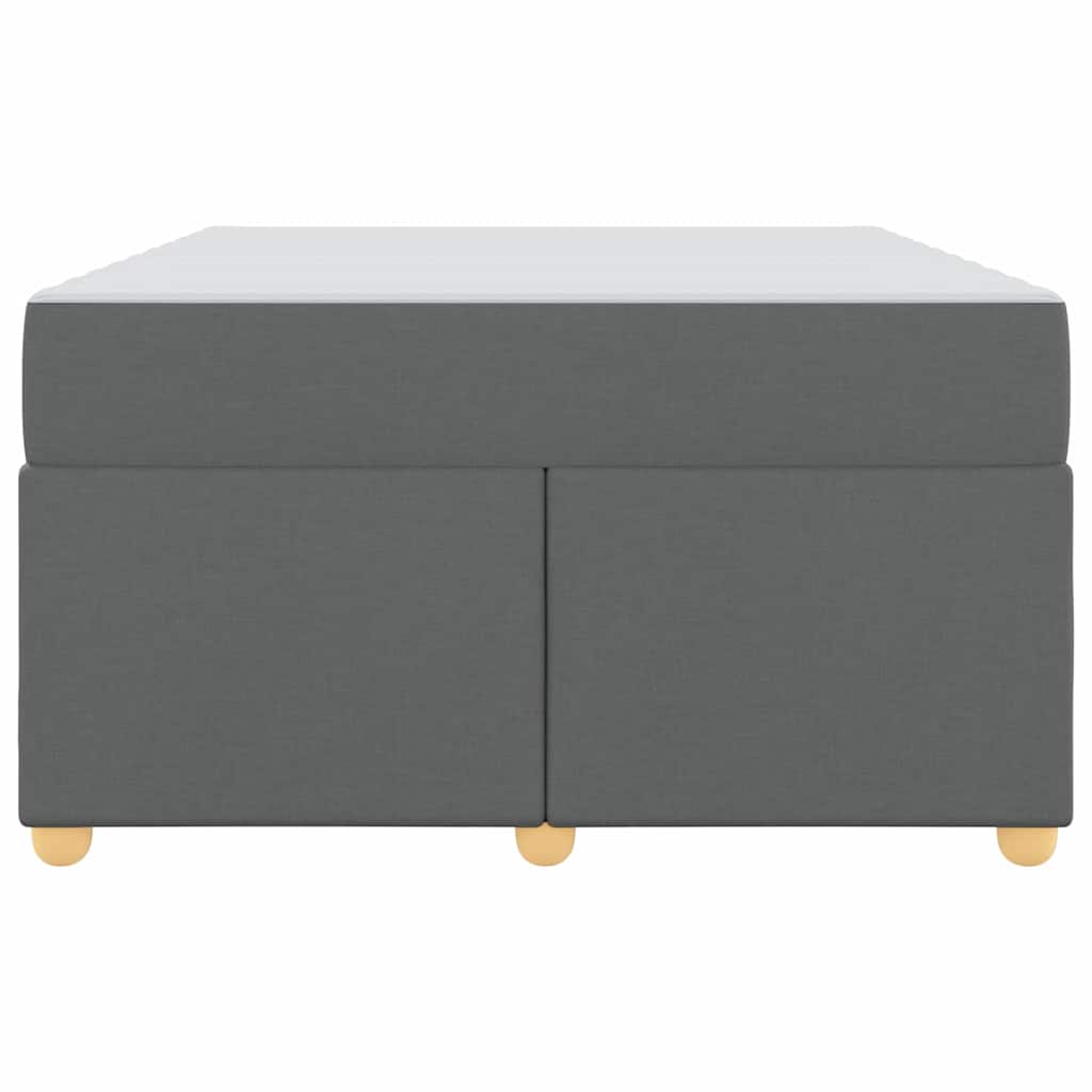 Struttura del letto Grigio scuro 120 x 190 cm Tessuto
