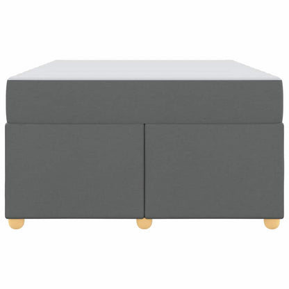 Struttura del letto Grigio scuro 120 x 190 cm Tessuto