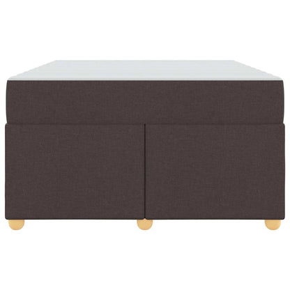 Struttura del letto Marrone Scuro 120 x 190 cm Tessuto
